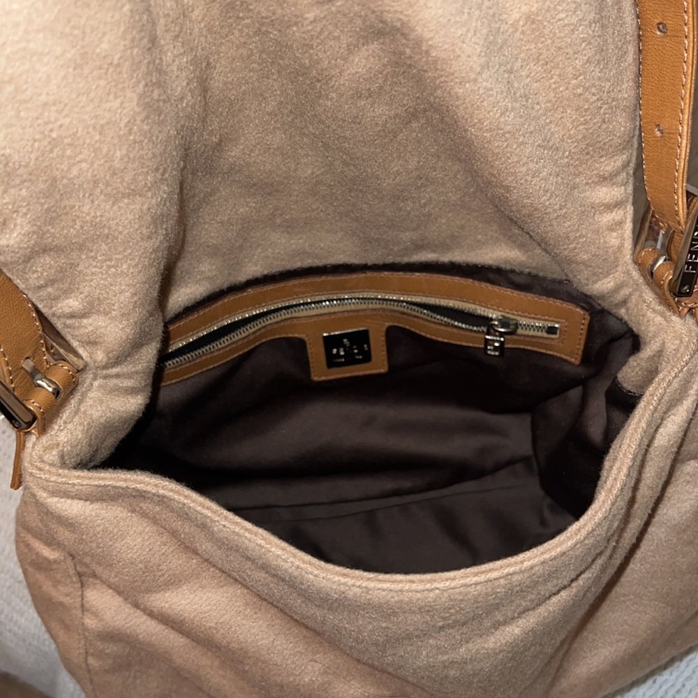 FENDI cashmere Zucca Mama Baguette Bag - Picture 13 of 13